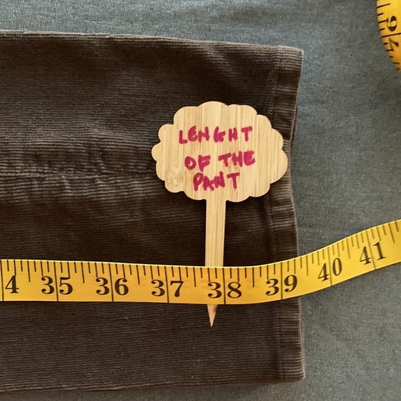 Lucky Brand Brown corduroy skinny jeans Size 4 / 27. 98% cotton 2% spandex - Picture 6 of 8